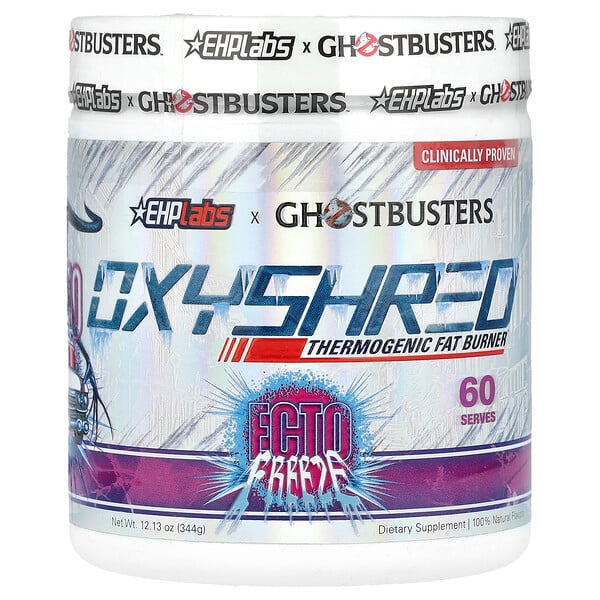 Ghostbusters, OxyShred, Thermogenic Fat Burner, Ecto Freeze, 12.13 oz (Унции) (344 g) EHPlabs