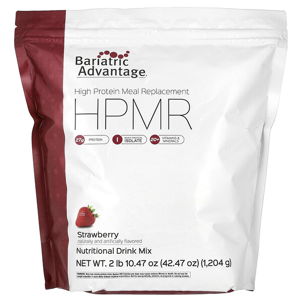 HPMR, High Protein Meal Replacement, Strawberry, 2 lb 10.47 oz (1,204 g) Bariatric Advantage