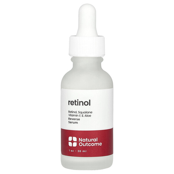 Retinol, Reverse Serum, Fragrance Free, 1 oz (30 ml) Natural outcome