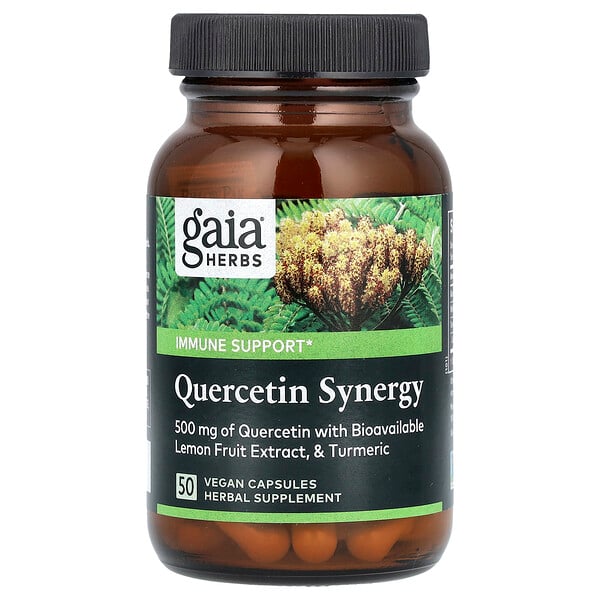Quercetin Synergy, 50 Vegan Capsules Gaia Herbs