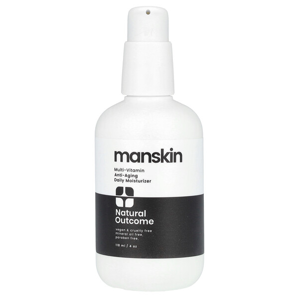 Man Skin, Anti-Aging Daily Moisturizer, 4 oz (118 ml) Natural outcome