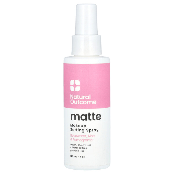 Matte, Makeup Settling Spray, 4 oz (120 ml) Natural outcome