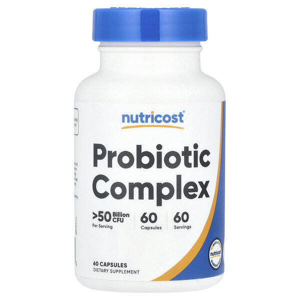 Probiotic Complex, >50 Billion CFU, 60 Capsules Nutricost