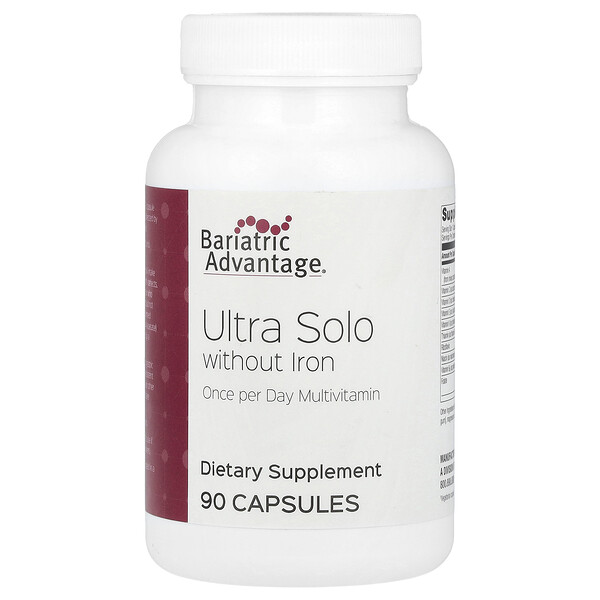 Ultra Solo without Iron, 90 Capsules Bariatric Advantage