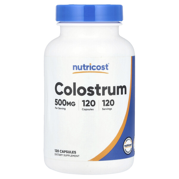 Colostrum, 500 mg, 120 Capsules Nutricost