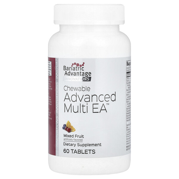 Chewable Advanced Multi EA, Mixed Fruit, 60 Tablets Bariatric Advantage
