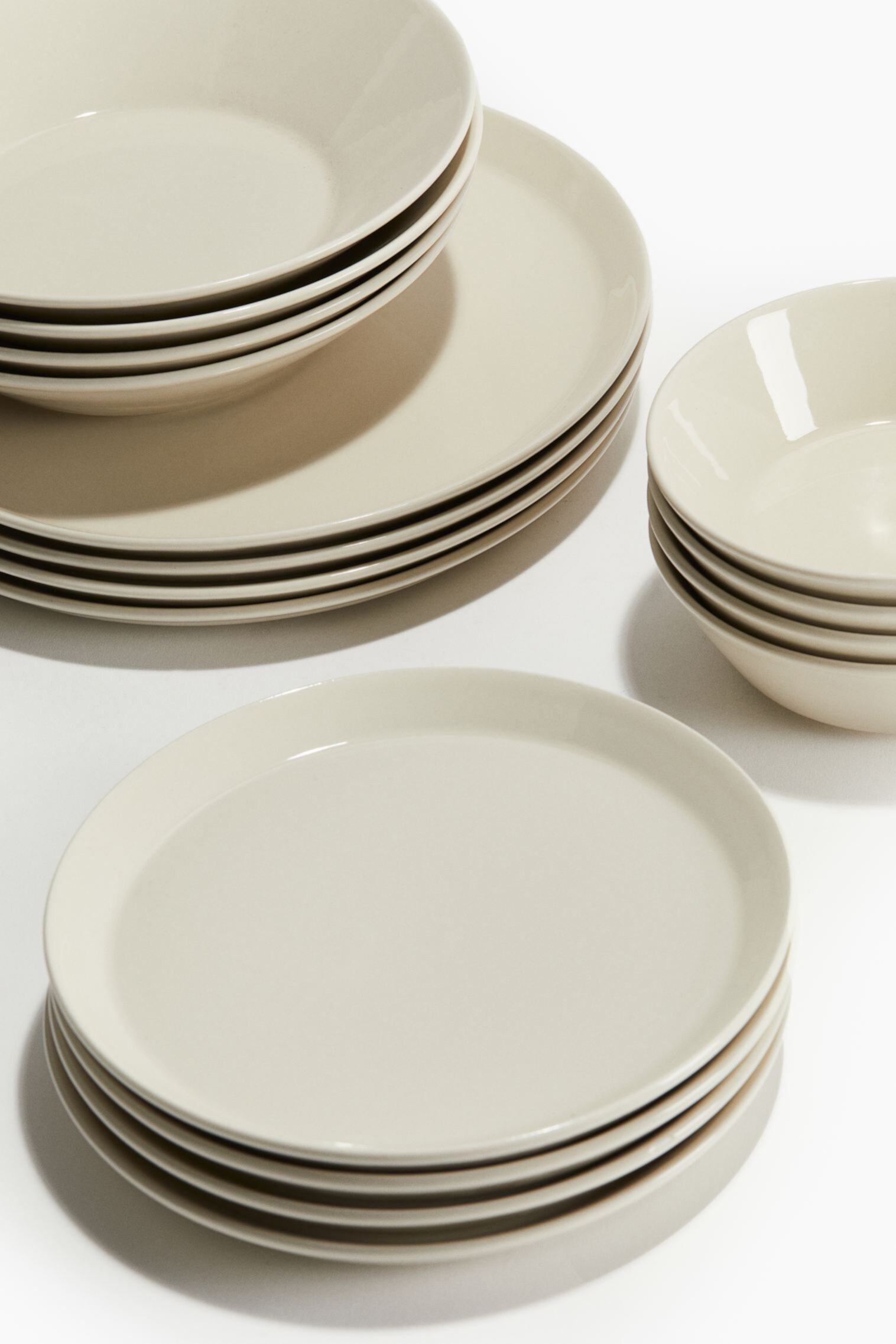 4-pack Stoneware Dinner Plates H&M