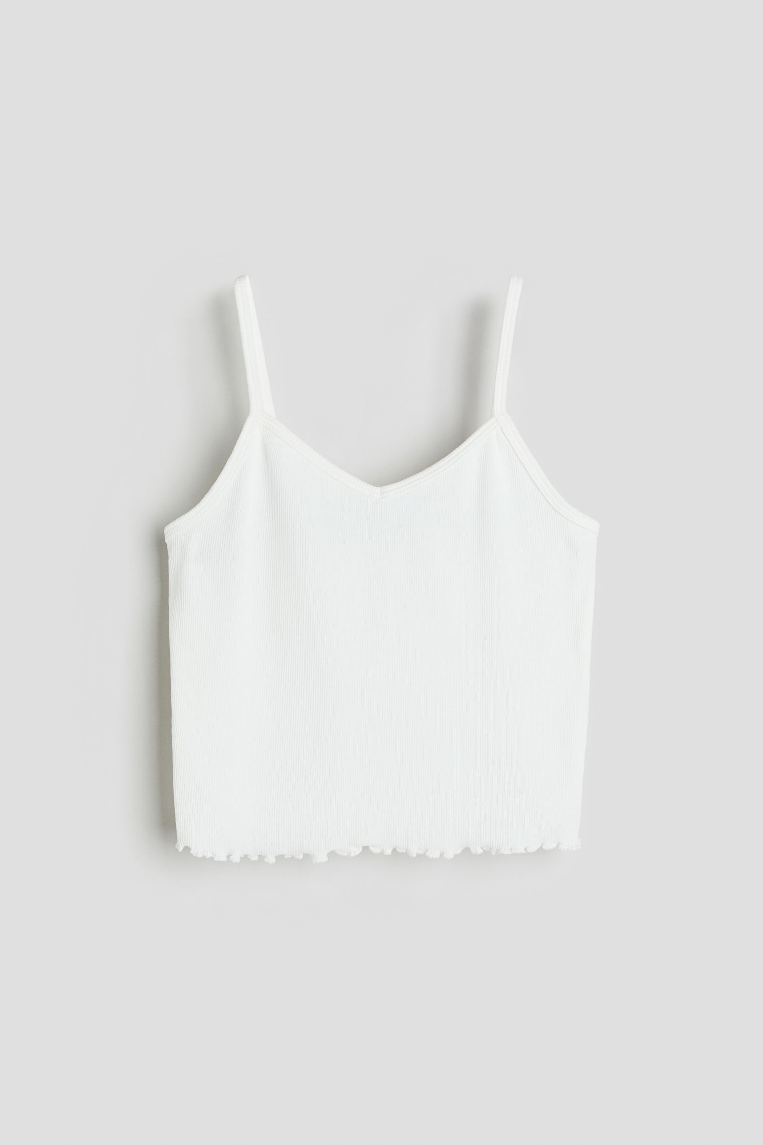 Женская Майка H&M Ribbed Jersey Camisole Top H&M