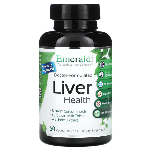 Liver Health, 60 Vegetable Caps Emerald Labs