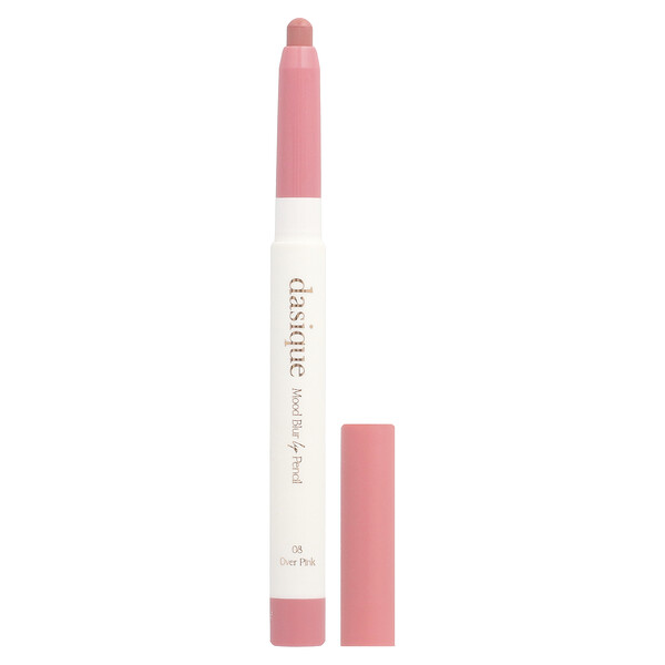 Mood Blur Lip Pencil, 08 Over Pink, 0.03 oz (0.9 g) Dasique