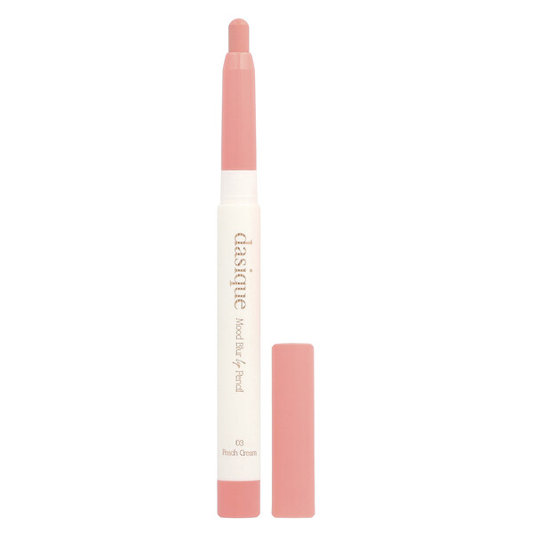 Mood Blur Lip Pencil, 03 Peach Cream, 0.03 oz (0.9 g) Dasique