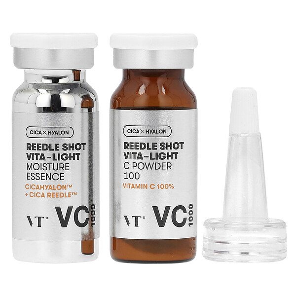 Reedle Shot Vita-Light, Toning Essence, 2 Piece Kit VT Cosmetics