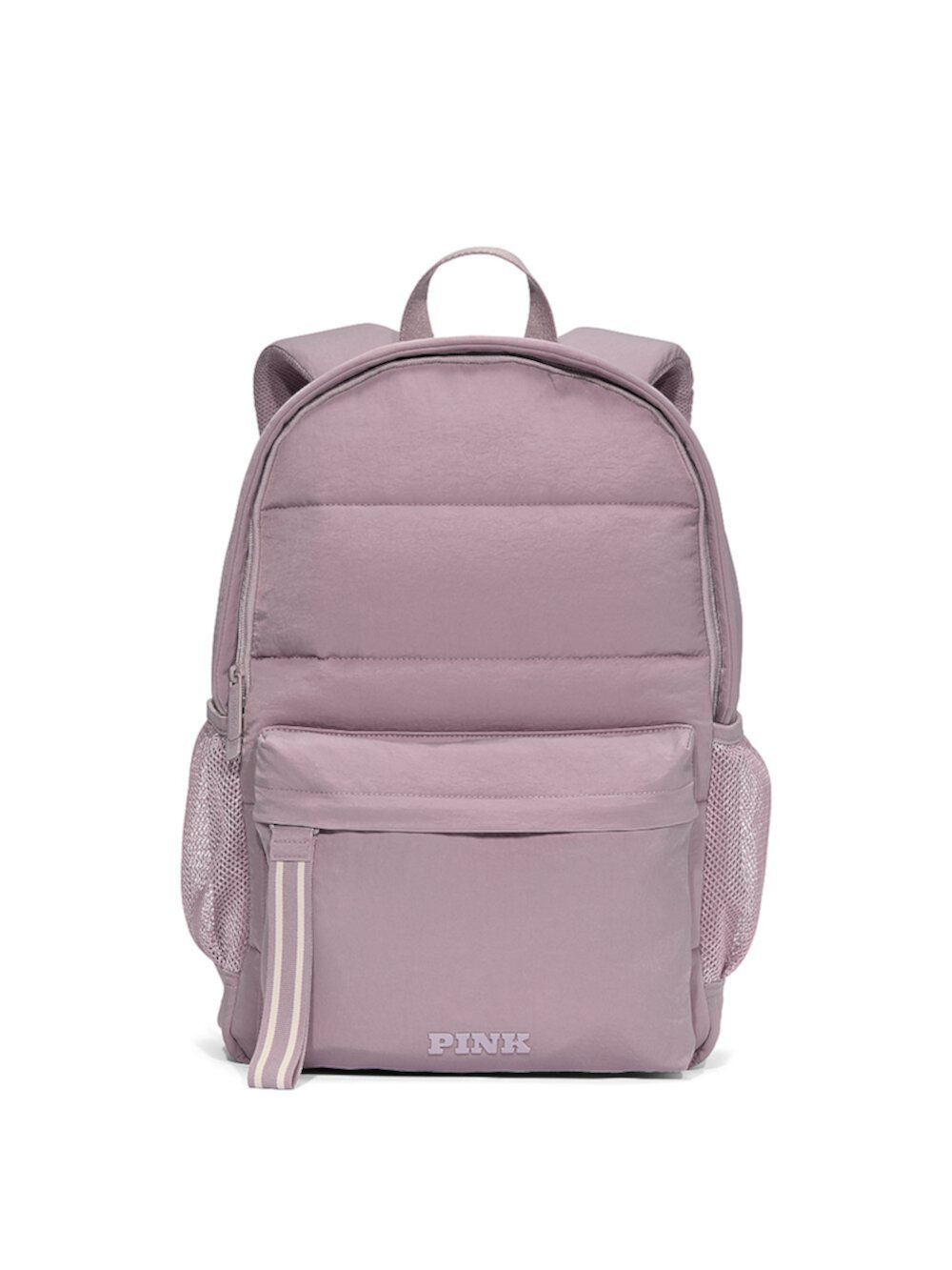 Quilted Puffer Backpack Pink