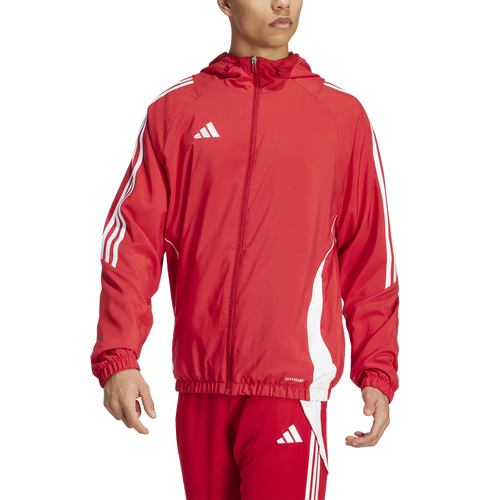 Куртка Adidas Tiro 24 Windbreaker с технологией AEROREADY, изготовленная из 100% переработанного полиэстера Adidas