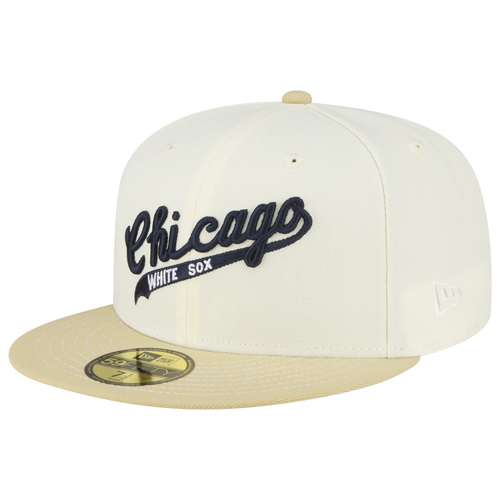 New Era White Sox 5950 Chrome Fitted Cap New Era