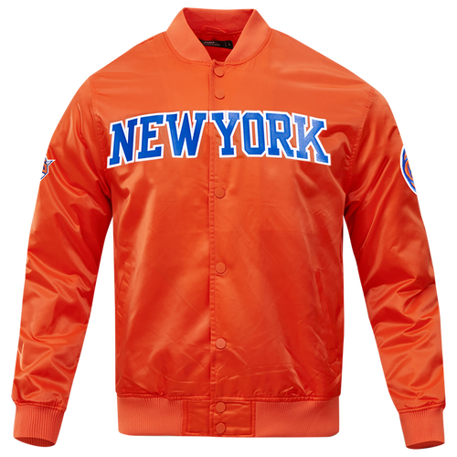 Pro Standard Knicks Big Logo Satin Jacket Pro Standard