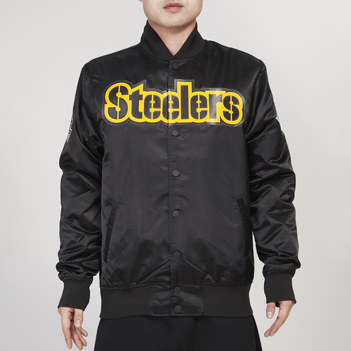 Pro Standard Steelers Big Logo Satin Jacket Pro Standard