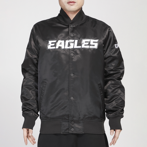 Pro Standard Eagles Big Logo Satin Jacket Pro Standard