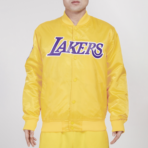 Pro Standard Lakers Big Logo Satin Jacket Pro Standard