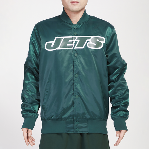 Pro Standard Jets Big Logo Satin Jacket Pro Standard