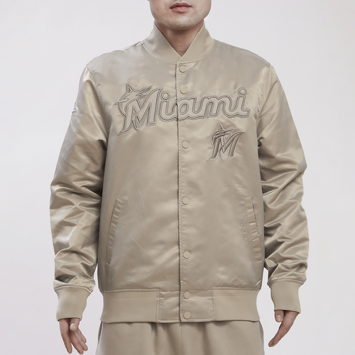 Pro Standard Marlins Tonal Satin Jacket Pro Standard