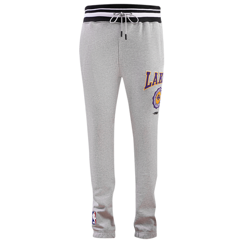 Мужские Спортивные брюки Pro Standard Lakers Crest Emblem Fleece Pro Standard