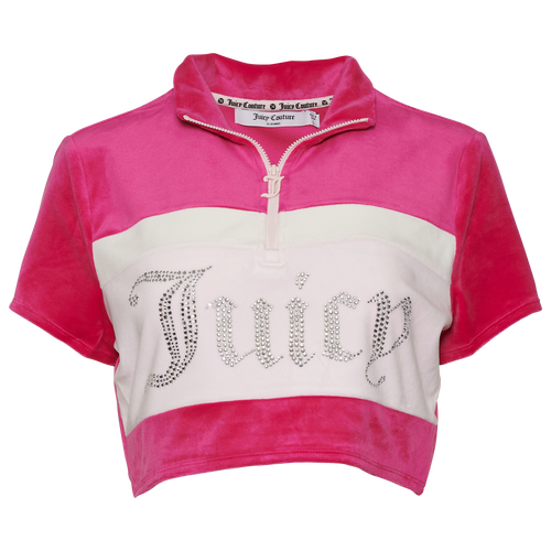 Juicy Couture Mock Neck Zip Up T-Shirt Juicy Couture