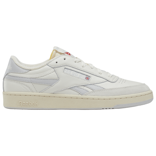 Кроссовки из винтажной кожи Reebok Club C Revenge Vintage с классическими боковыми полосками и резиновой подошвой Reebok