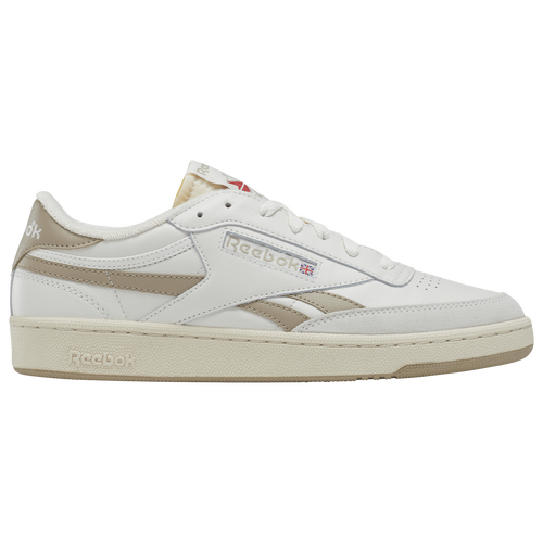 Кроссовки из винтажной кожи Reebok Club C Revenge Vintage с классическими боковыми полосками и резиновой подошвой Reebok