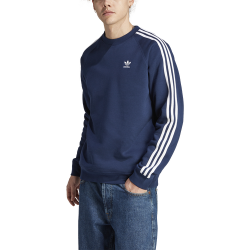 adidas Originals 3 Stripe Fleece Crew Adidas Originals