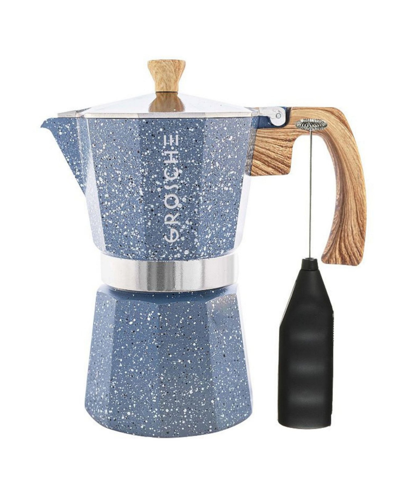 Milano Stone Cafe Bliss: Moka Pot Frother Duo Grosche