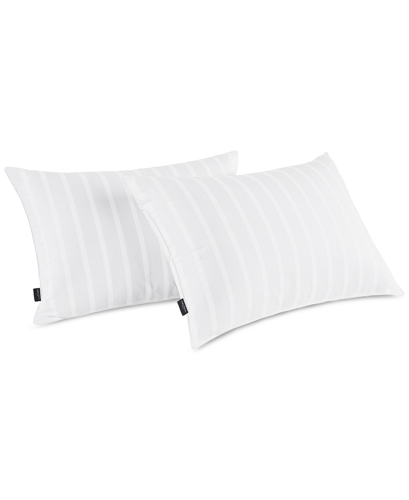 Cotton Striped 2-Pack Pillows, Standard/Queen Nautica