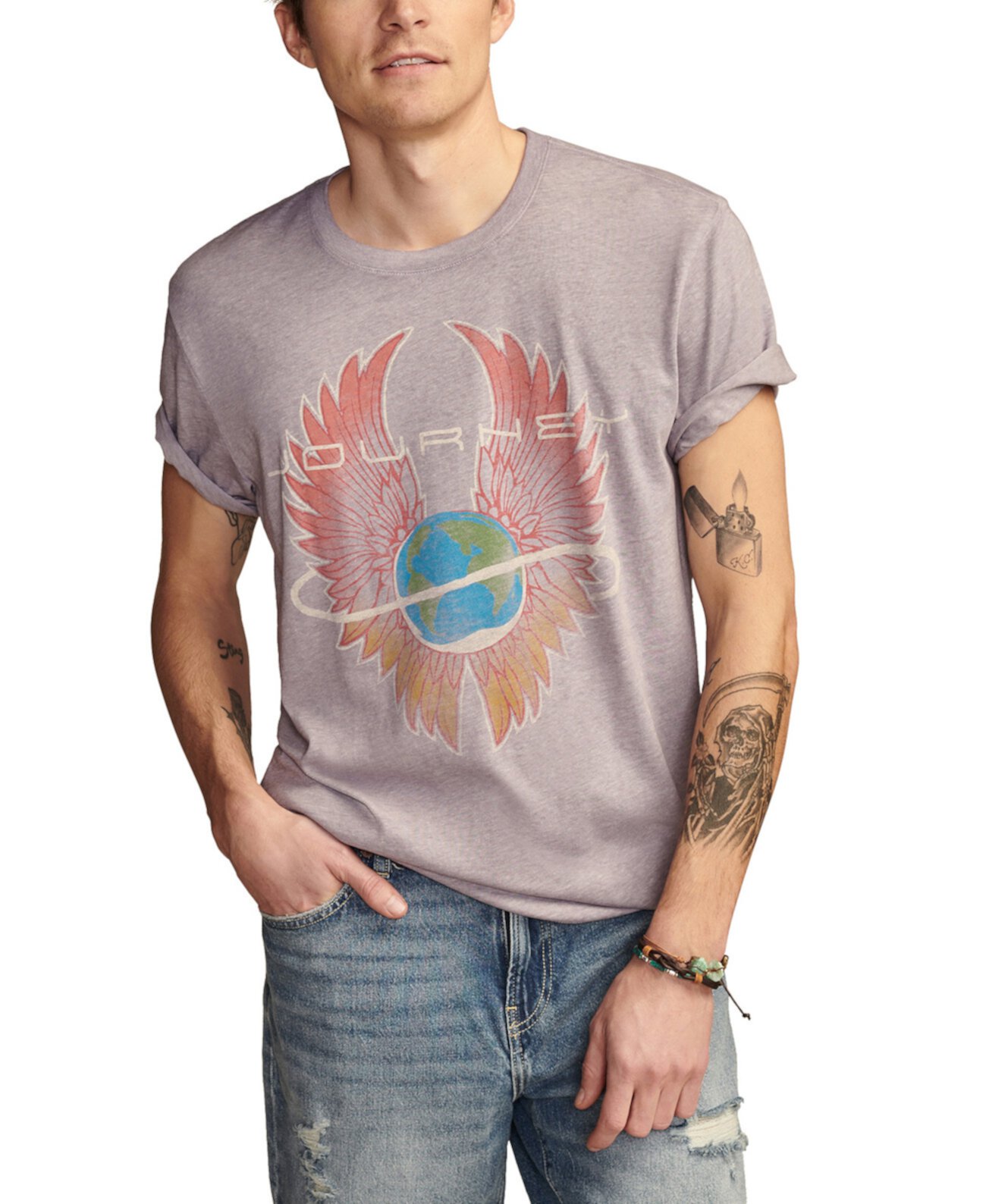 Men's Journey Wings T-shirts Lucky Brand
