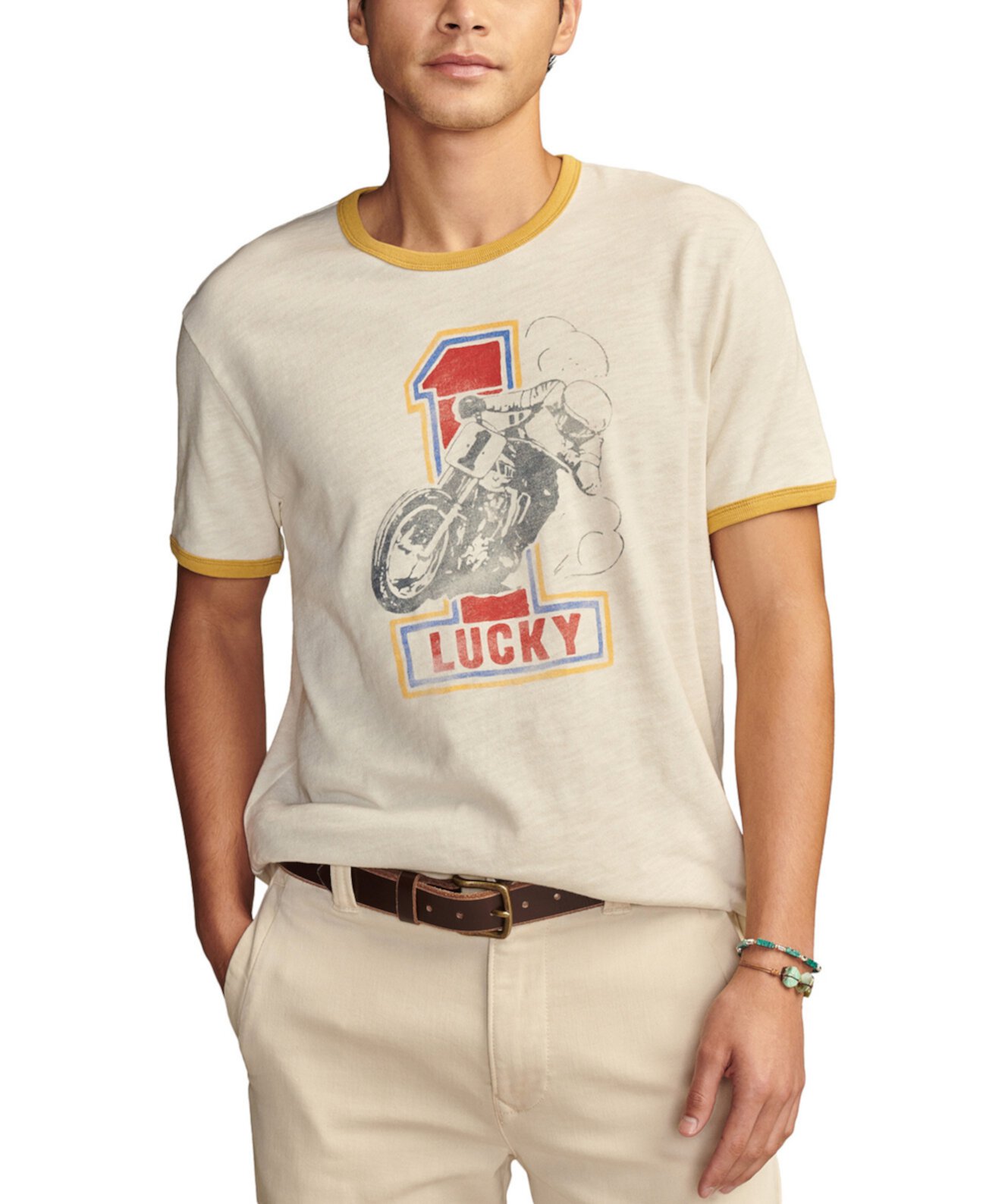 Men's Lucky Number One T-shirts Lucky Brand