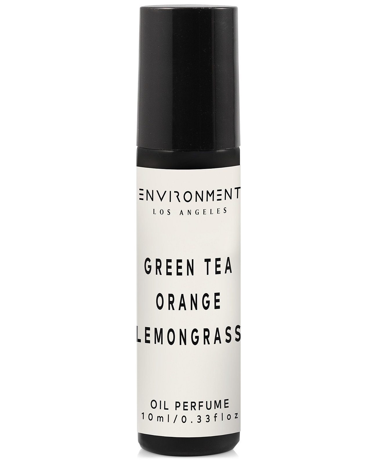 Green Tea, Orange & Lemongrass Roll-On Oil Perfume (Inspired by 5-Star Luxury Hotels), 0.33 oz. ENVIRONMENT