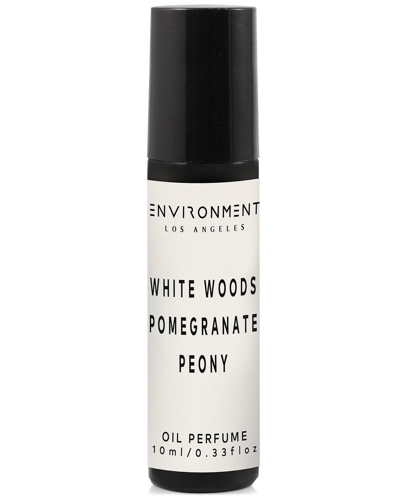 White Woods, Pomegranate & Peony Roll-On Oil Perfume (Inspired by 5-Star Luxury Hotels), 0.33 oz. ENVIRONMENT