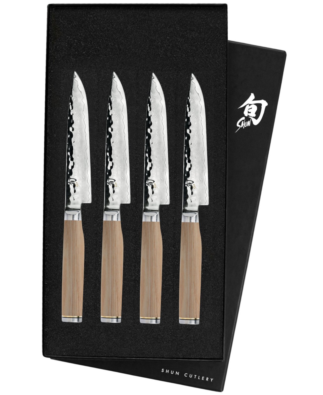 Stainless Steel Premier Blonde 4 Pc Steak Knife Boxed Set Shun