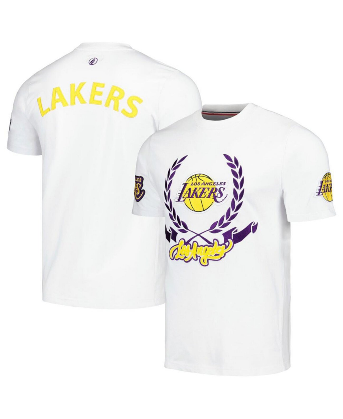  Джерси FISLL White Los Angeles Lakers Heritage Crest FISLL