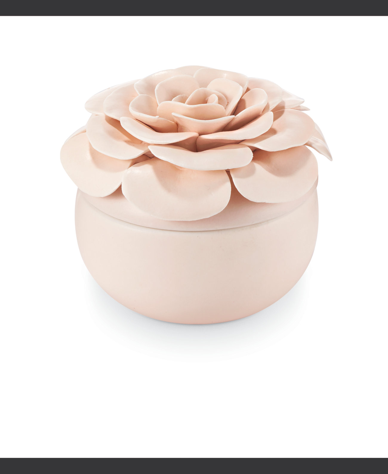 Coconut Milk Mango Ceramic Flower Candle ILLUME®