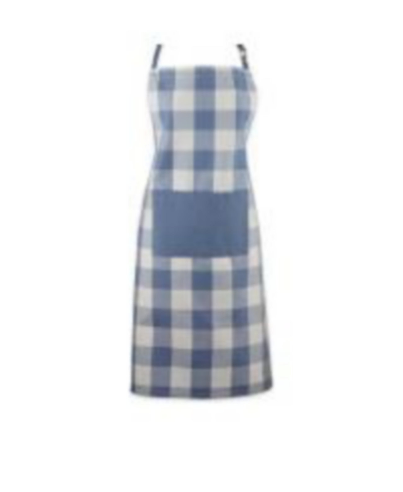 Unisex Buffalo Check Kitchen Collection, Classic Farmhouse Chef Apron, One Size, Stonewash Blue Design Imports