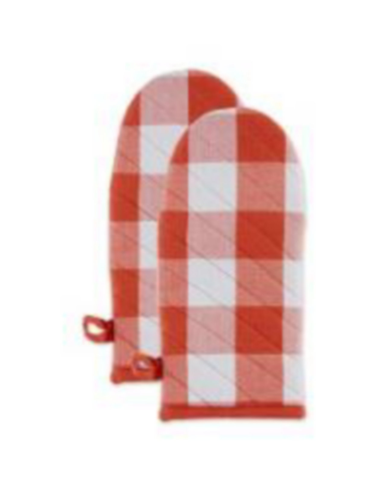 Buffalo Check Kitchen Collection, Classic Farmhouse Kitchen Set, Oven Mitt, Red, 2 Piece Design Imports