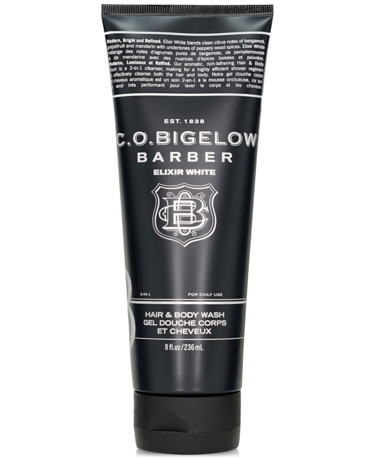 C.O. Bigelow Elixir White Hair & Body Wash, 8 oz. Proraso