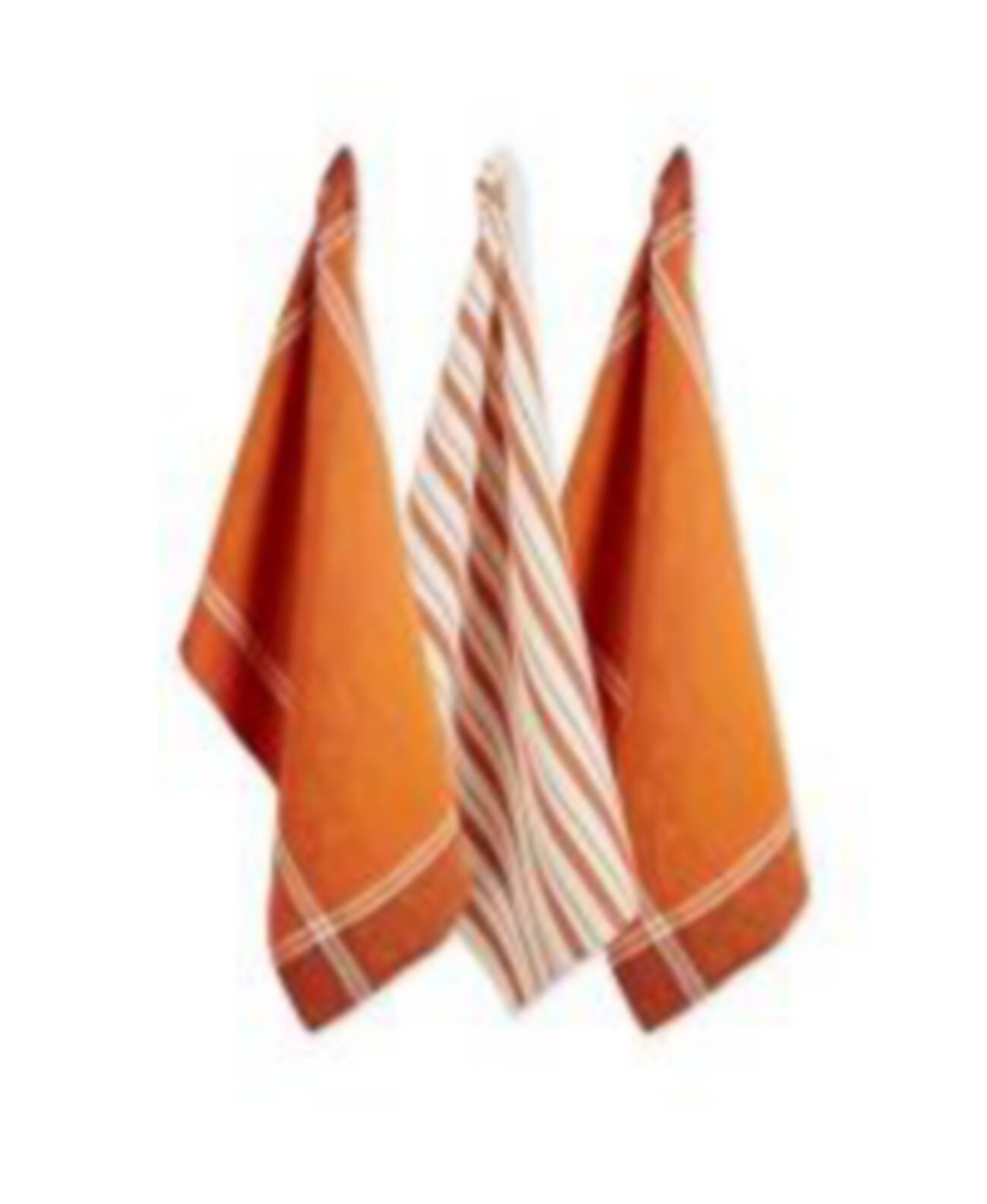 Sonoma Harvest Dishtowel Set, Burnt Orange, 18x28", 3 Piece Design Imports