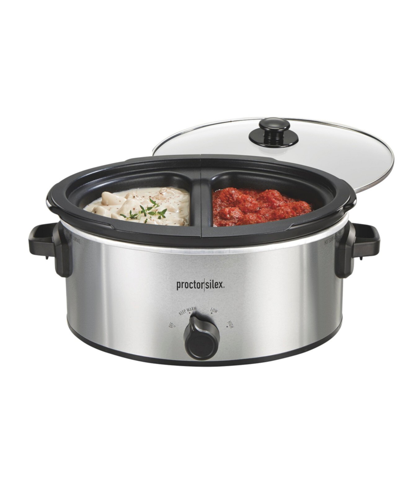 6 Quart Double-Dish Slow Cooker Proctor Silex