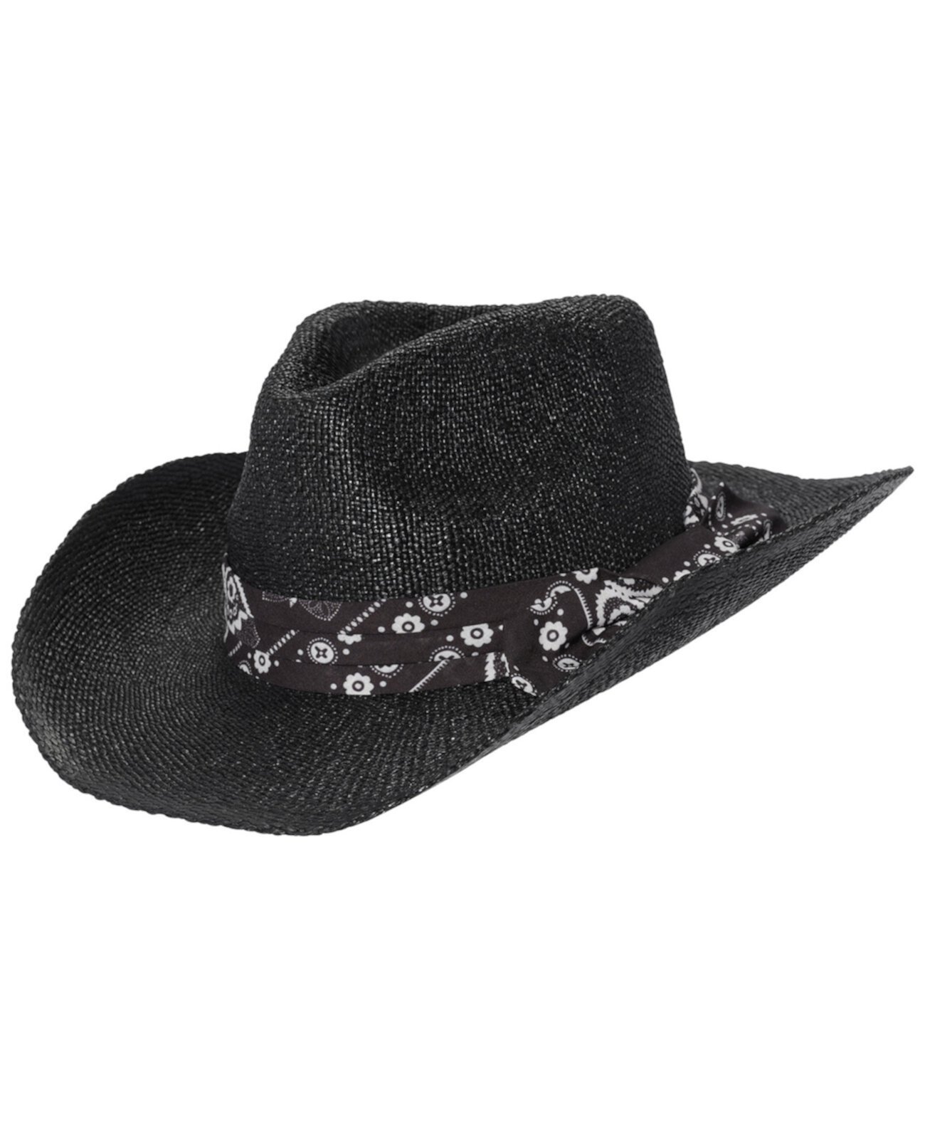 Cowboy Hat with Fabric Tie LAUREN Ralph Lauren