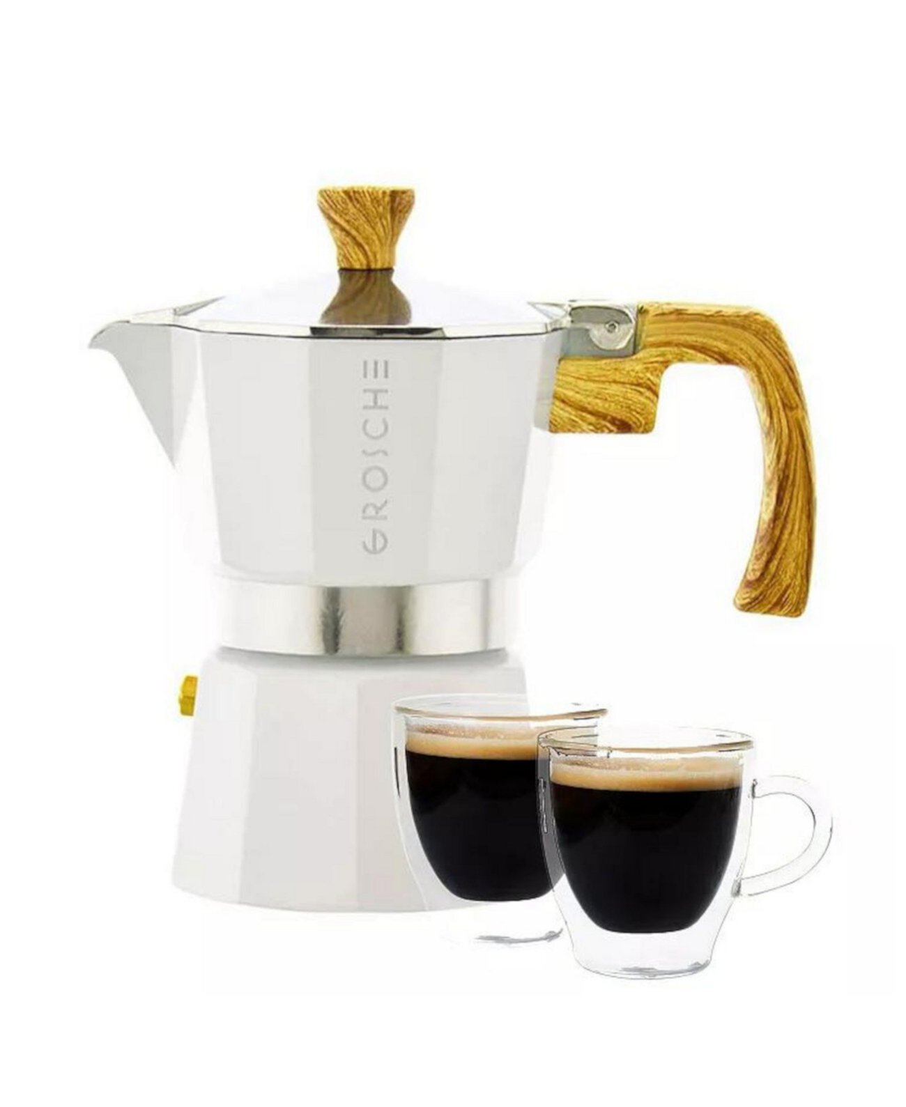 Milano Expresso Elegance: Moka Pot Espresso Cup set Grosche