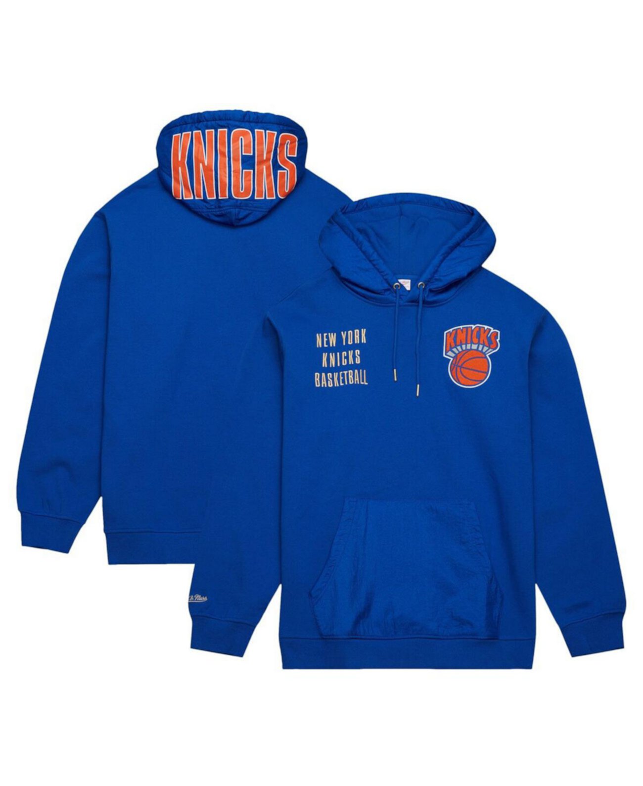 Мужское Худи Mitchell & Ness New York Knicks Team OG 2.0 Vintage Like Logo Mitchell & Ness