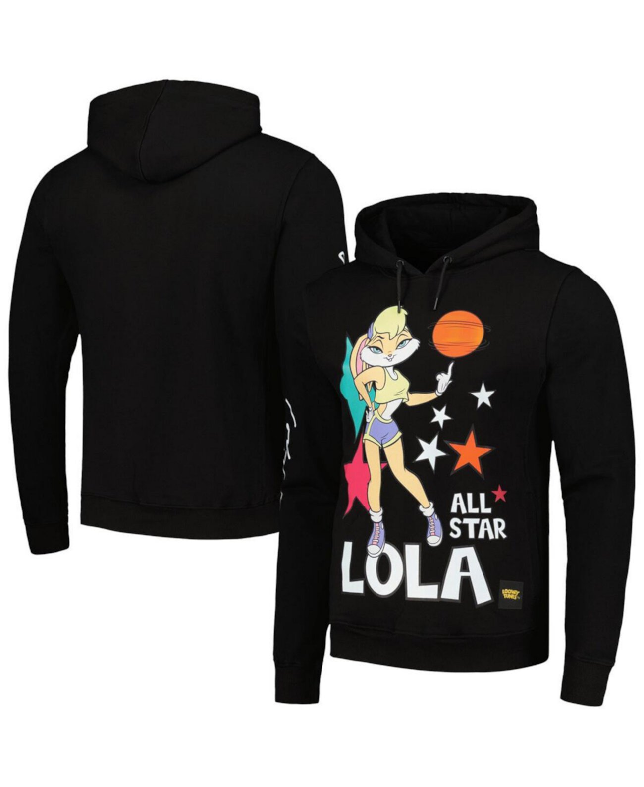 Men's & Women's Black Looney Tunes Lola All-Star Pullover Hoodie Freeze Max