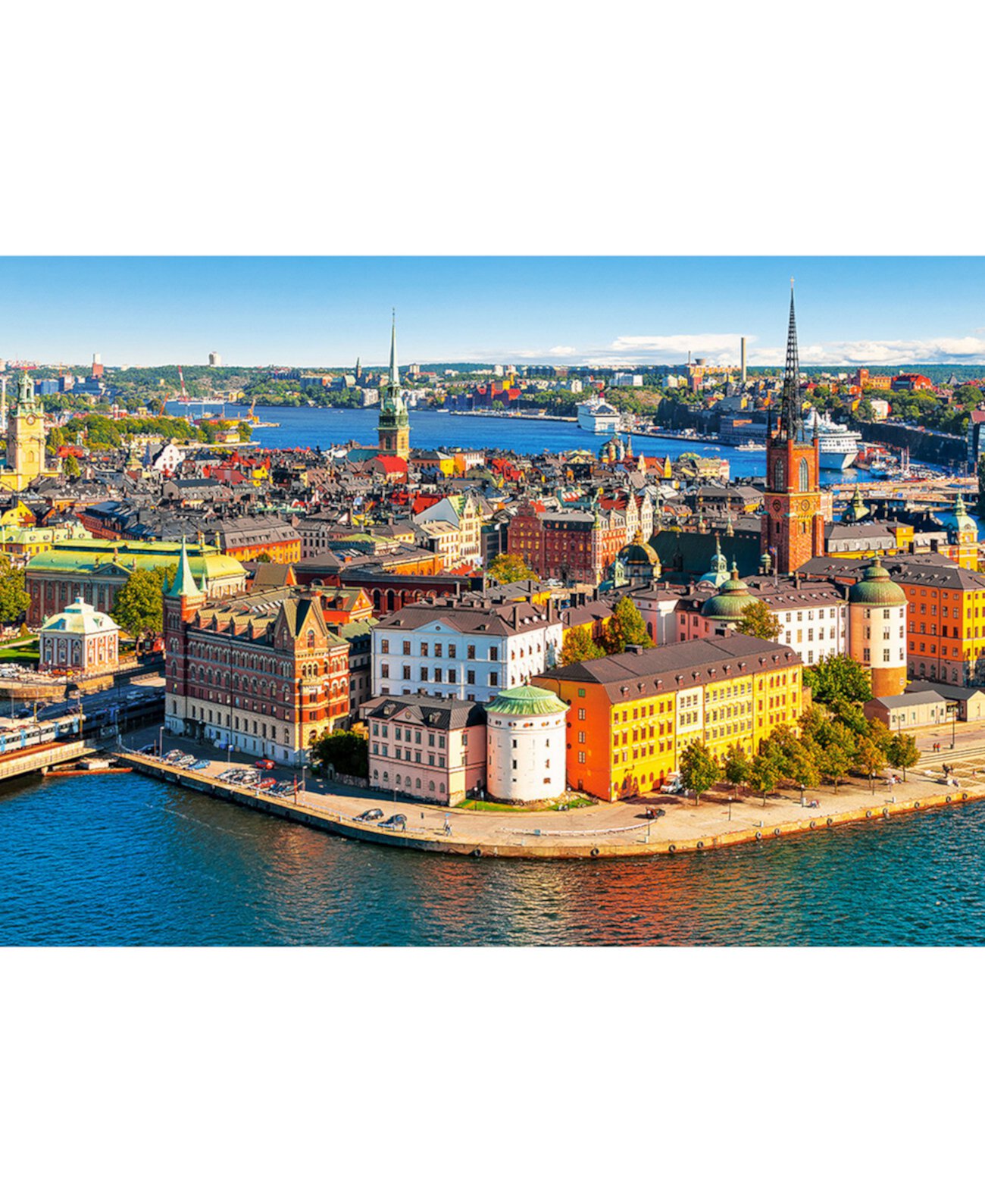 The Old Town of Stockholm, Sweden 500 Piece Jigsaw Puzzle Castorland