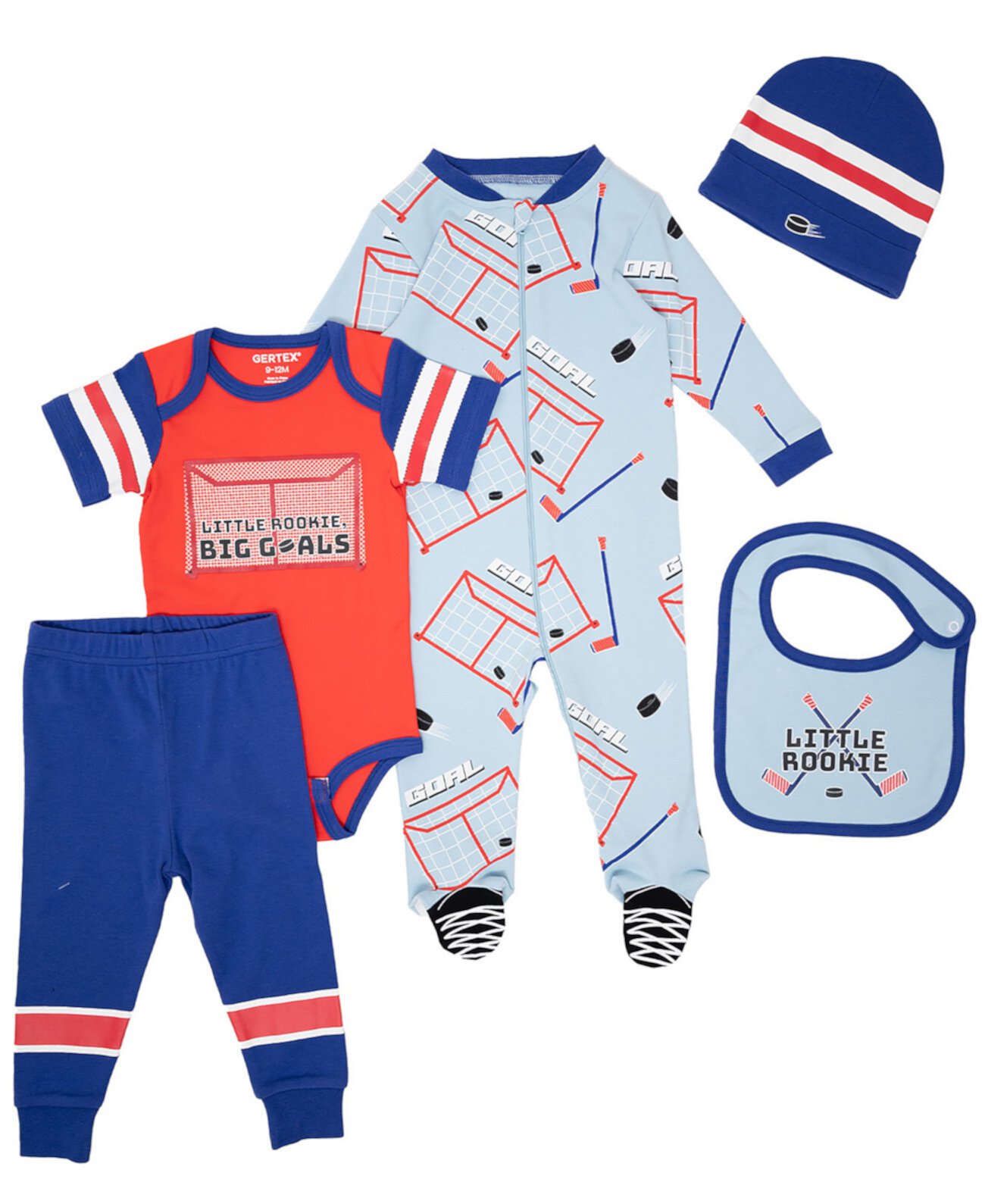 Детские комплекты одежды Gertex Для мальчиков Baby Boys Hockey Layette 5 Piece Set Gertex